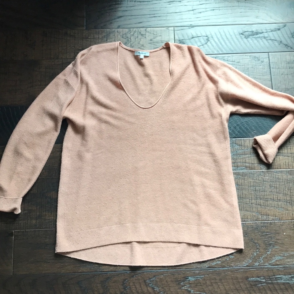 Blush madewell sweater size M